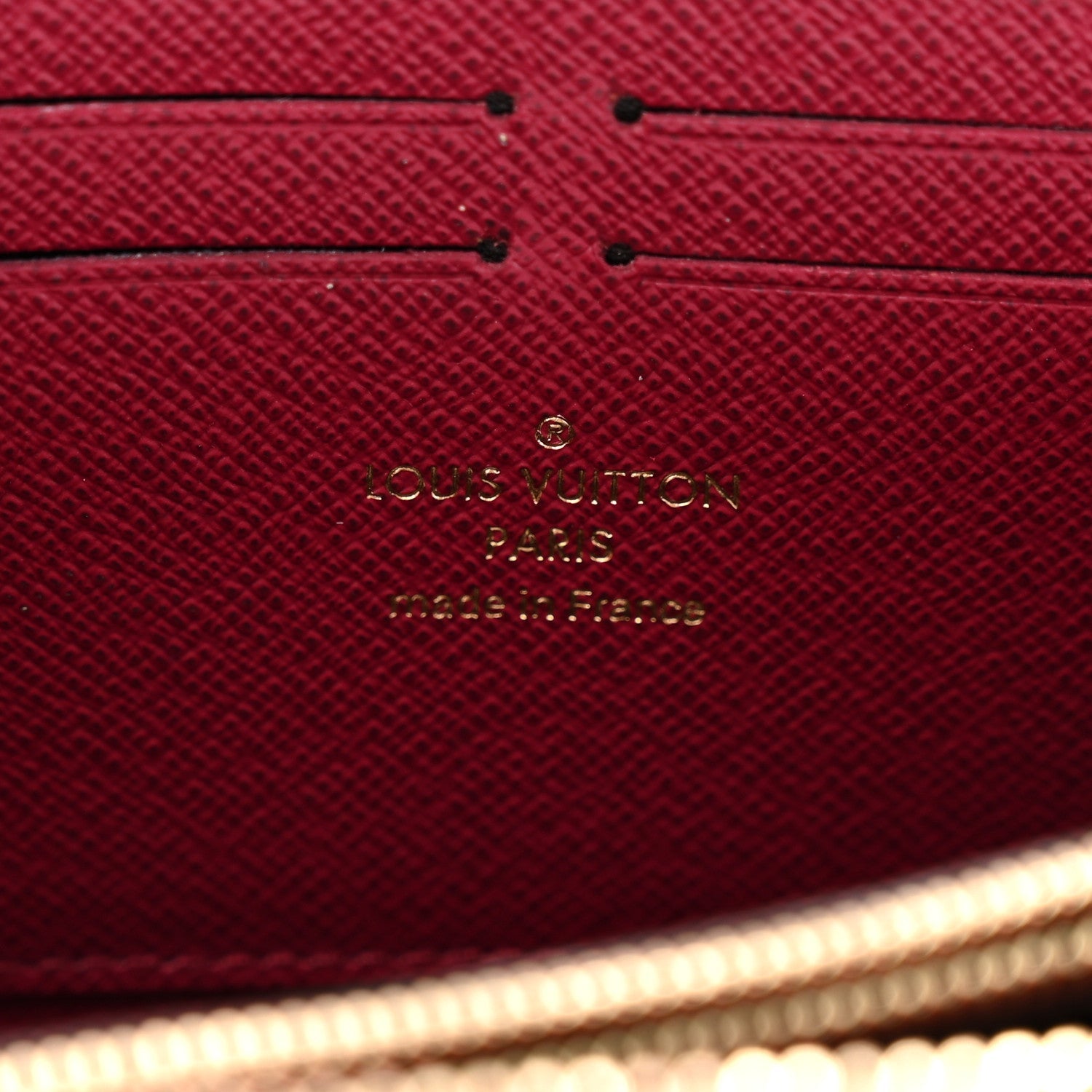 Monogram Clemence Wallet Fuchsia
