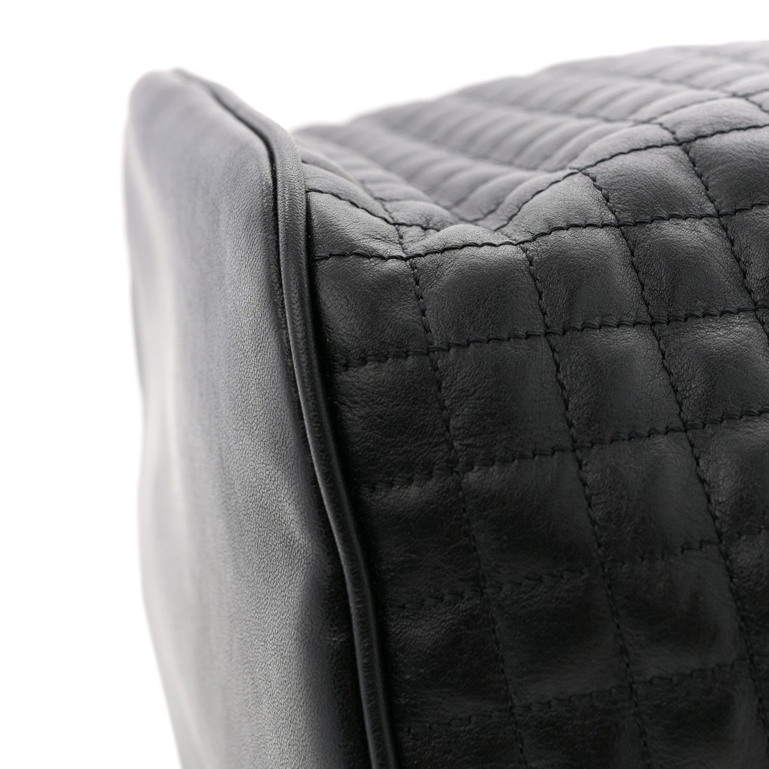 Calfskin Quilted Small C Backpack Black