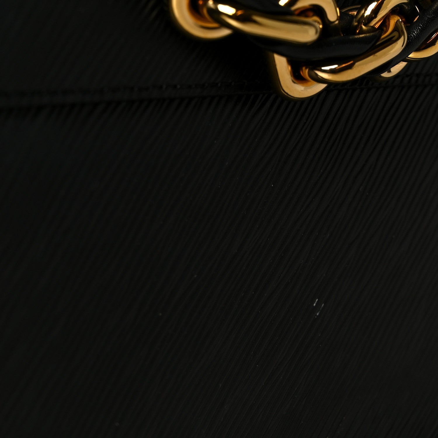 Epi Twist Braided Strap Shoulder Bag MM Black