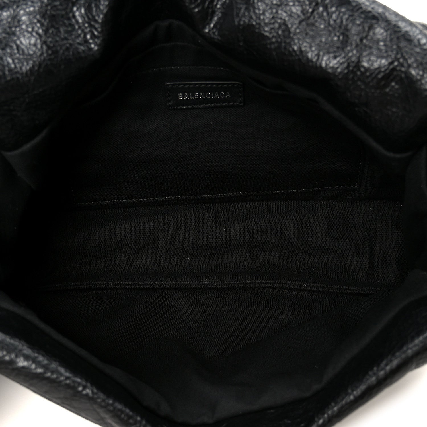 Arena Calfskin Small Monaco Flap Bag Black