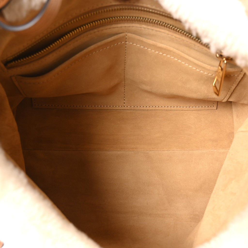 Suede Mahina CarryAll PM Beige