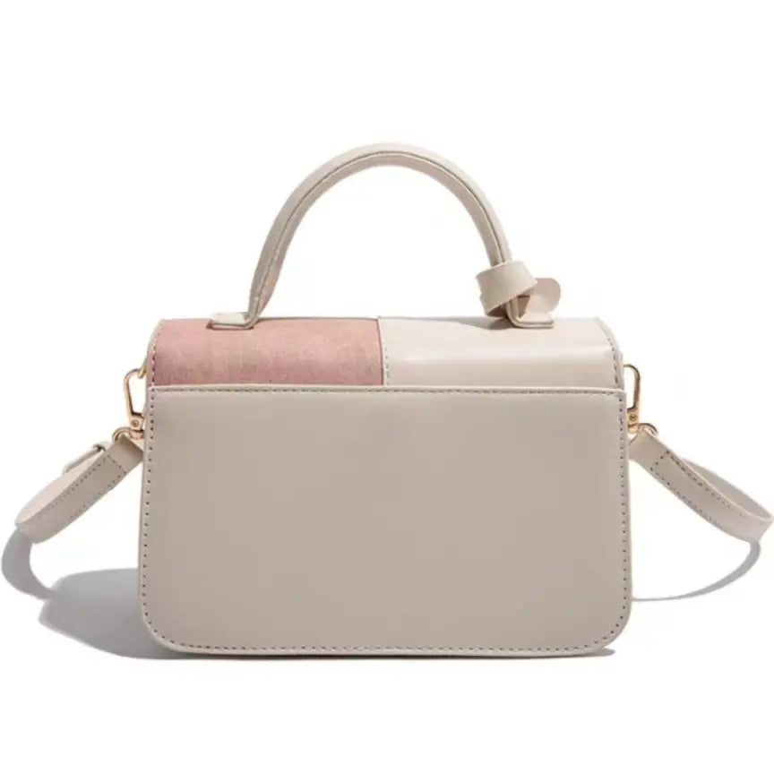 Summer Contrast Color  Square Commuter Shoulder Bag