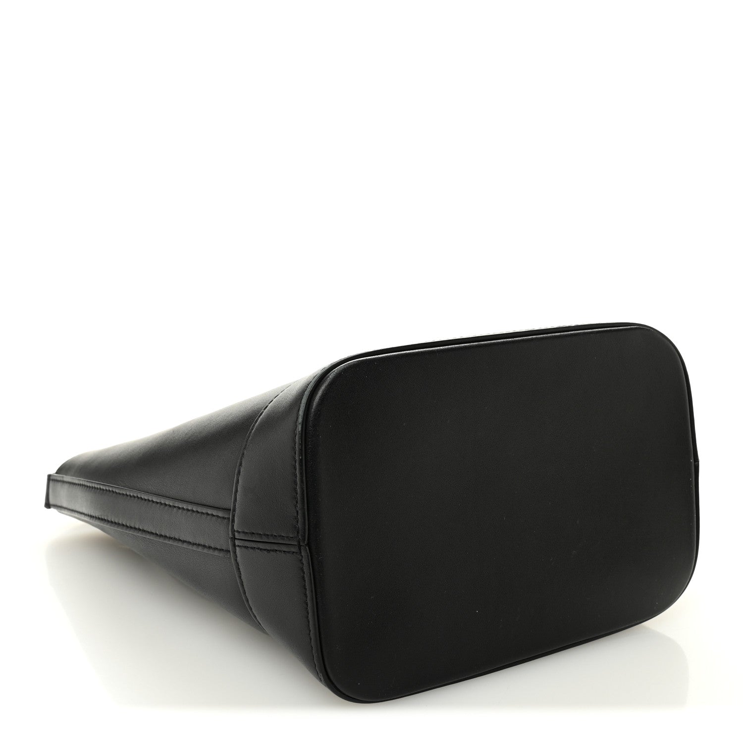 Smooth Calfskin Small Cuir Triomphe Bucket Bag Black