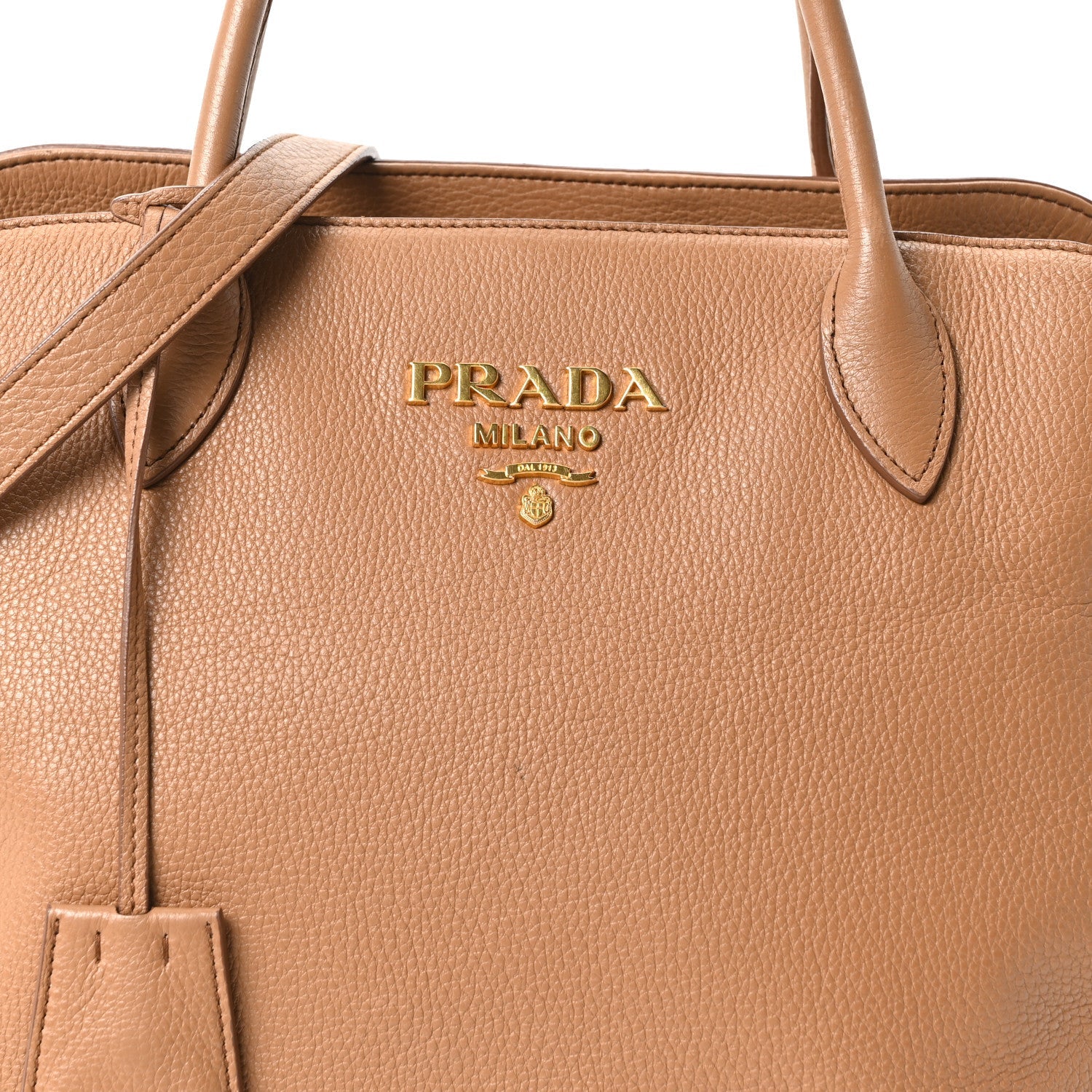Vitello Daino Tote Caramel