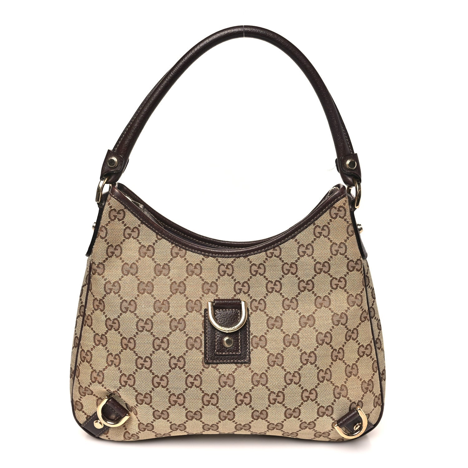 Monogram Medium Abbey D Ring Hobo Brown