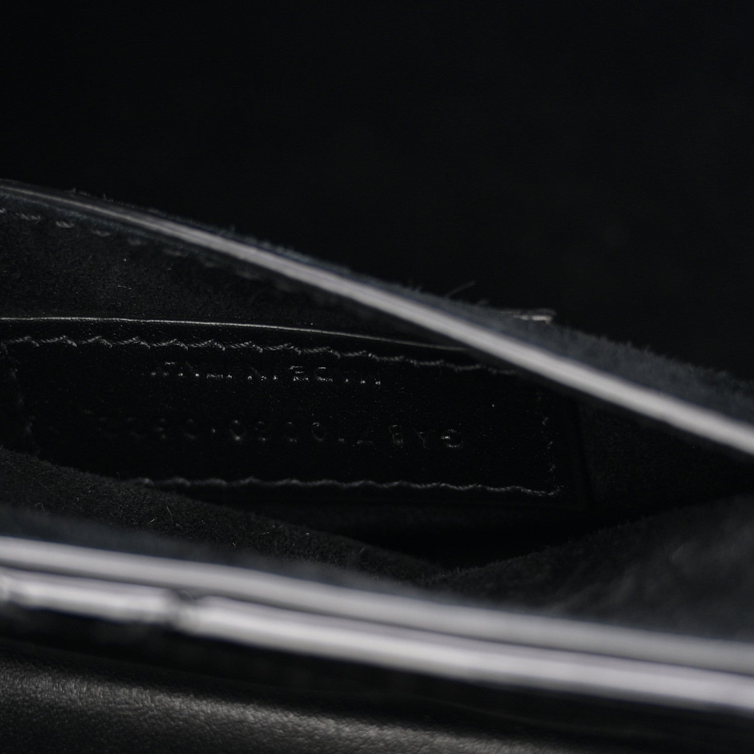Patent Matelasse Monogram June Box Bag Black