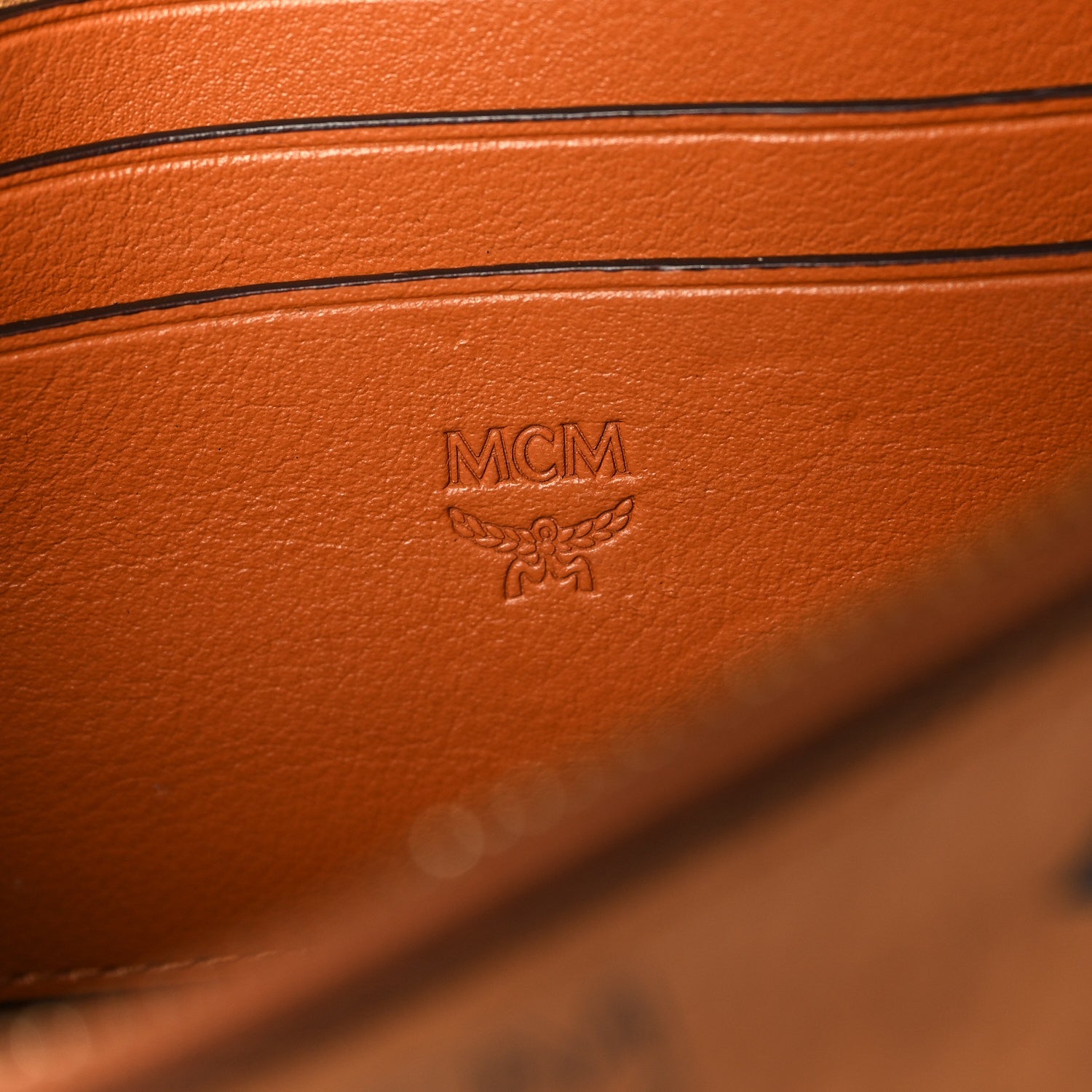 Visetos Monogram Mini Tracy Crossbody Bag Cognac
