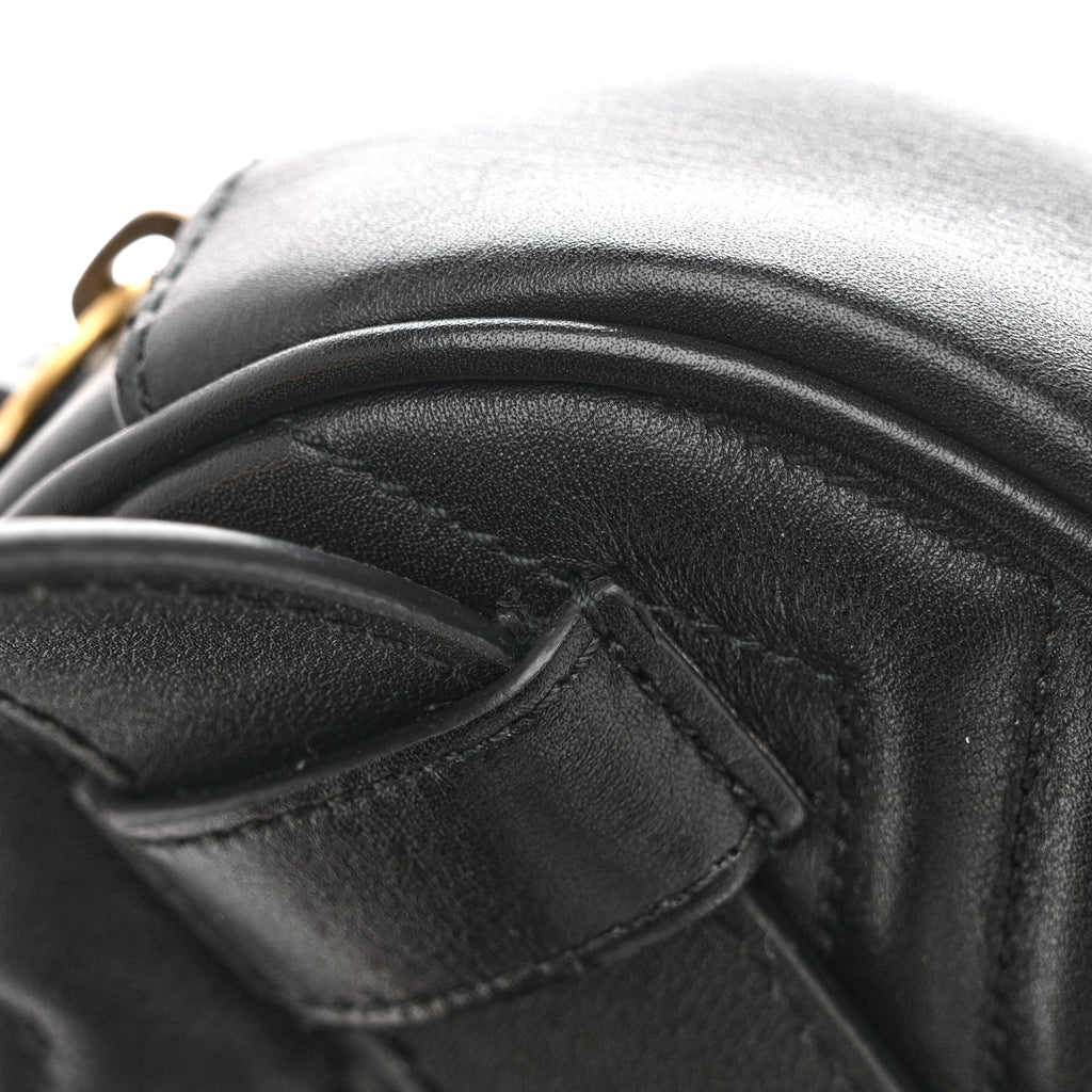 Calfskin Matelasse GG Marmont Belt Bag 85 34 Black