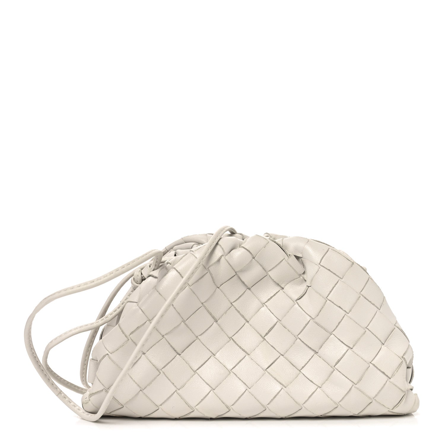 Nappa Intrecciato The Mini Pouch Chalk