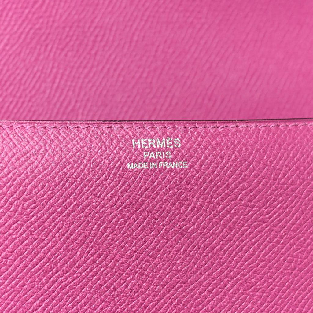 Epsom Cherche Midi Clutch Rose Pourpre
