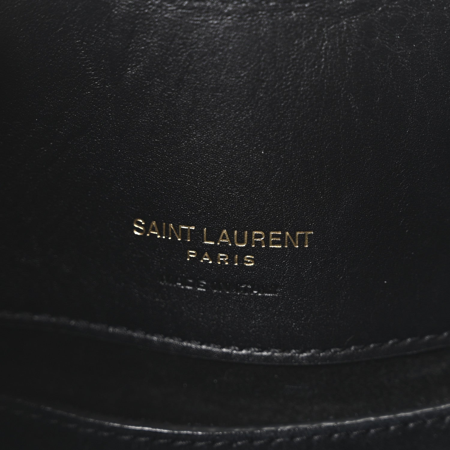 Shiny Calfskin Le 37 Bucket Bag Black