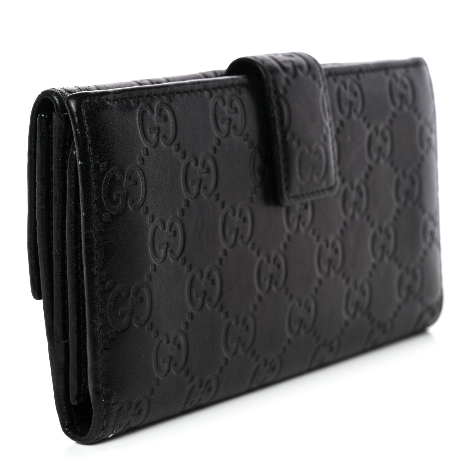 Guccissima Emily Continental Wallet Black
