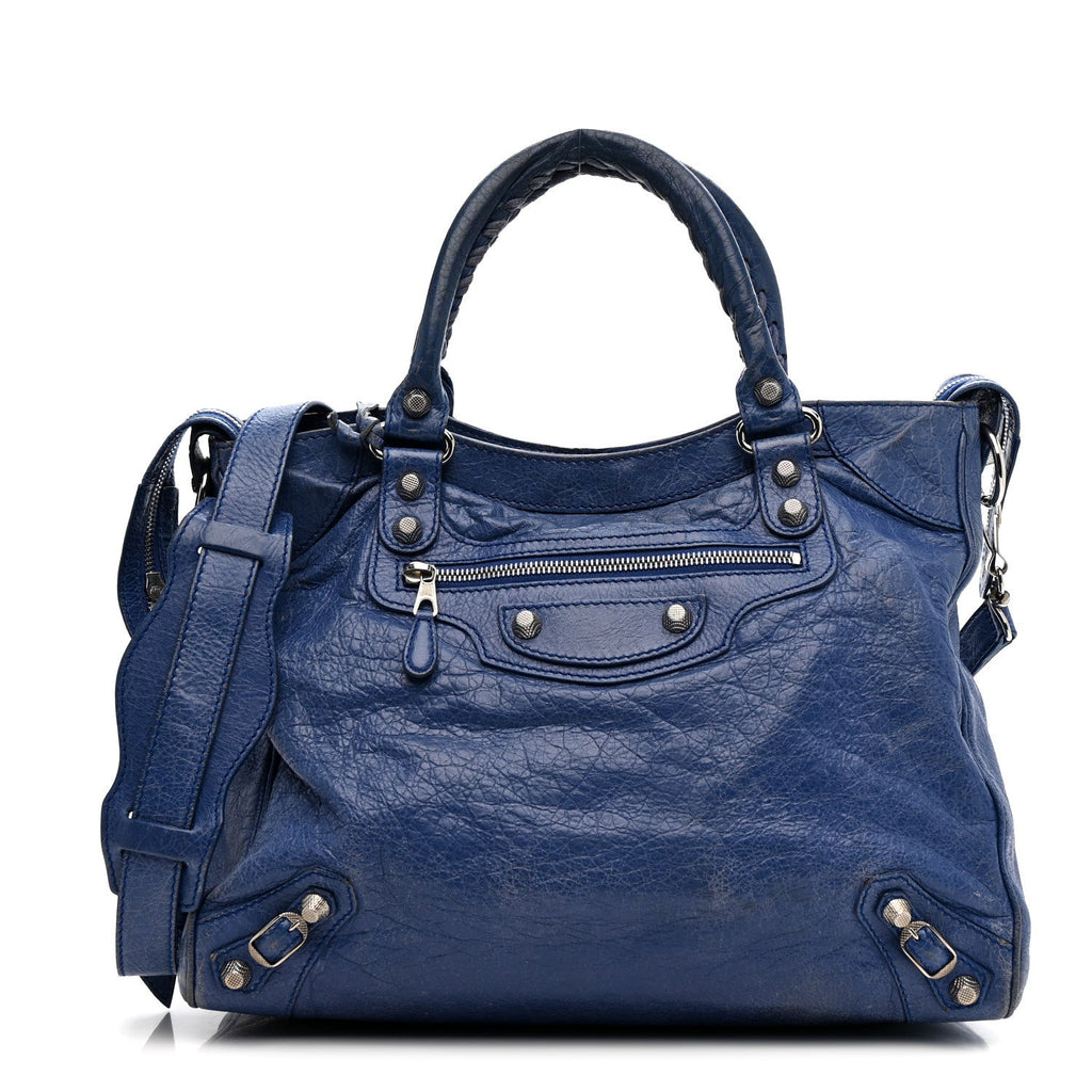 Agneau Giant 12 Silver Hardware Velo Bleu Glacier