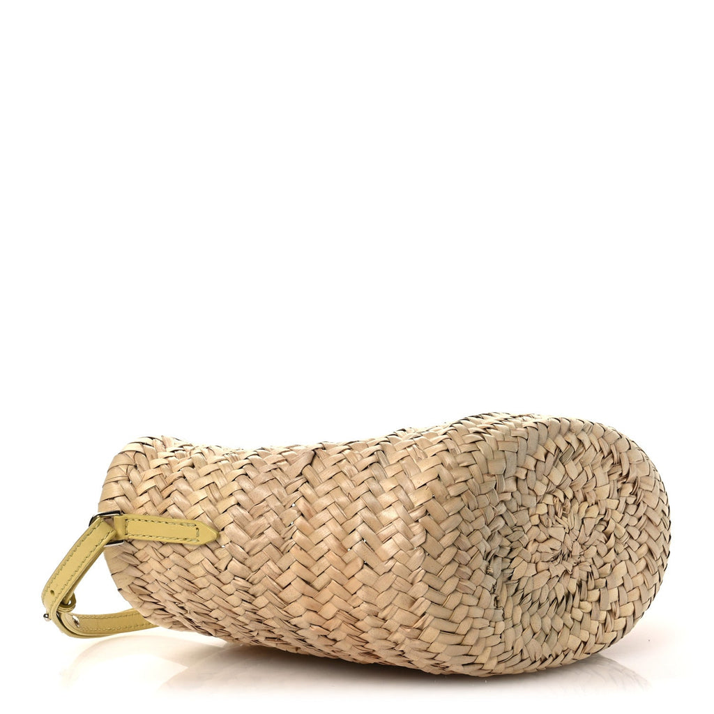 Palm Leaf Raffia Small Macy Tote Natural Sunbleached