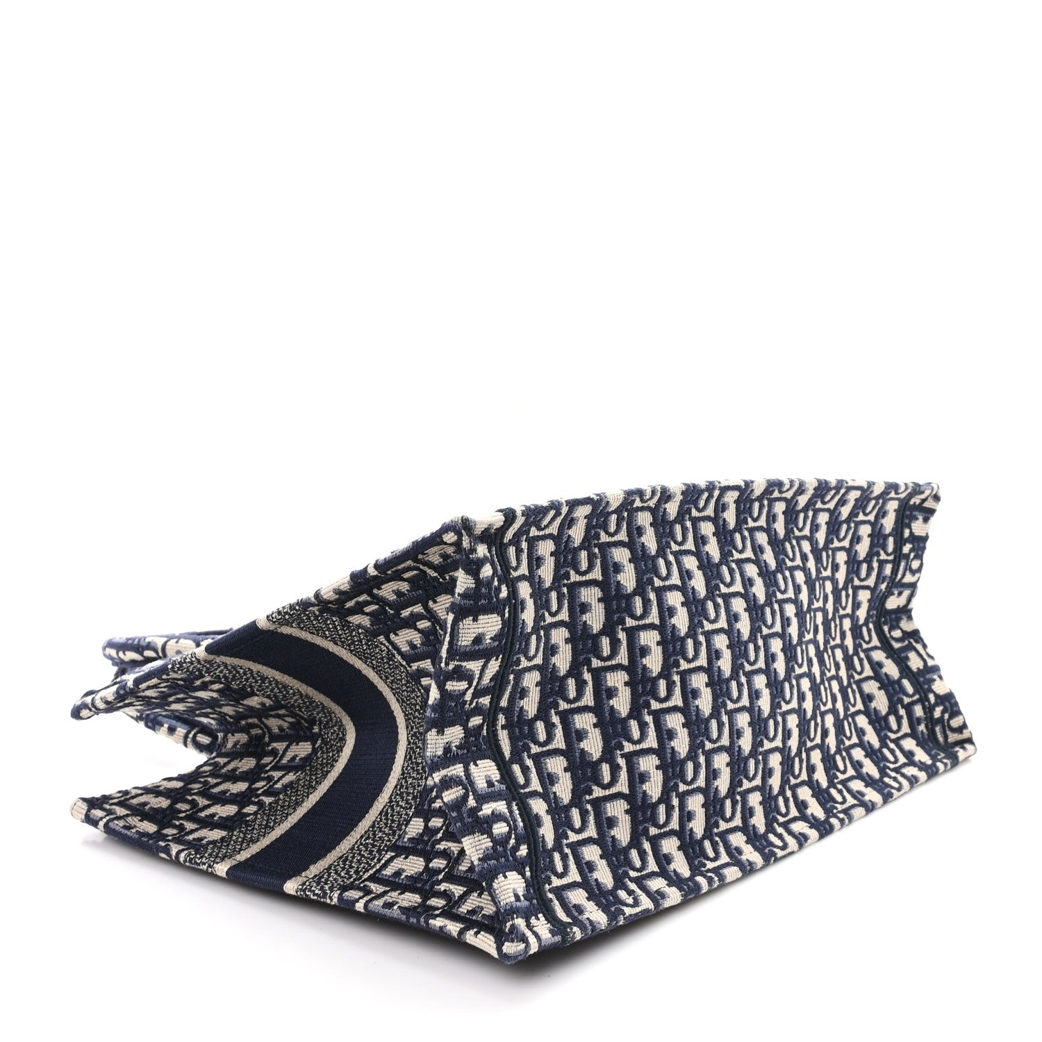 Oblique Medium Book Tote Blue Multicolor