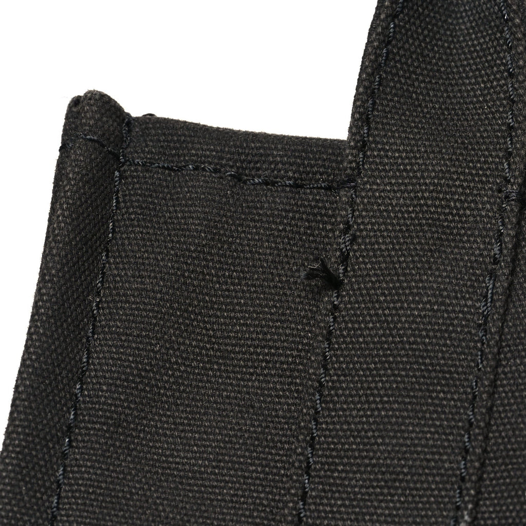 Cotton Canvas Small The Traveler Tote Bag Black