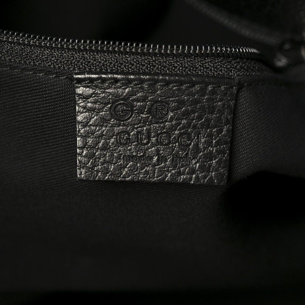 Canvas Monogram Gifford Shopping Tote Black