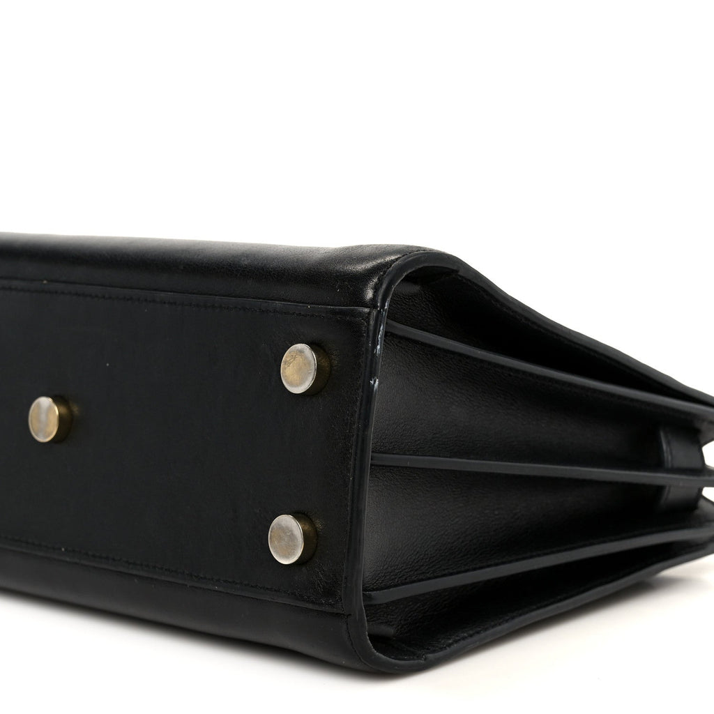 Calfskin Nano Sac De Jour Black