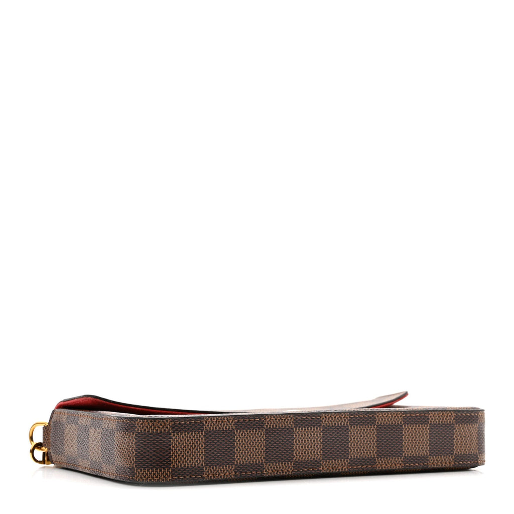 Damier Ebene Pochette Felicie Chain Wallet