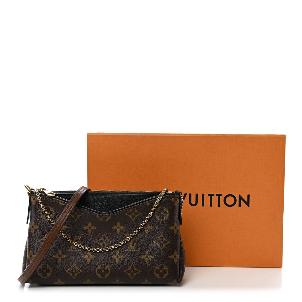 Monogram Pallas Clutch Black