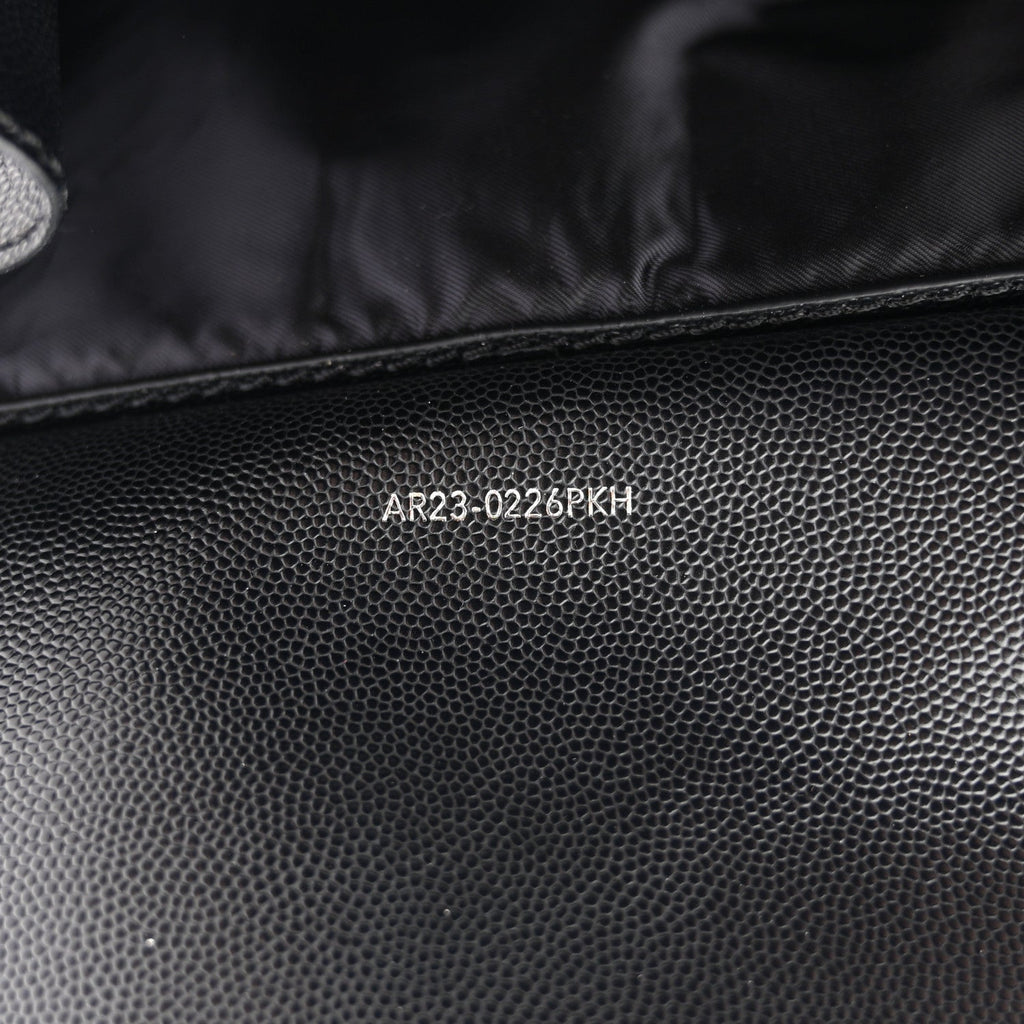 Calf Hair Polka Dot Mini Pashli Satchel Black