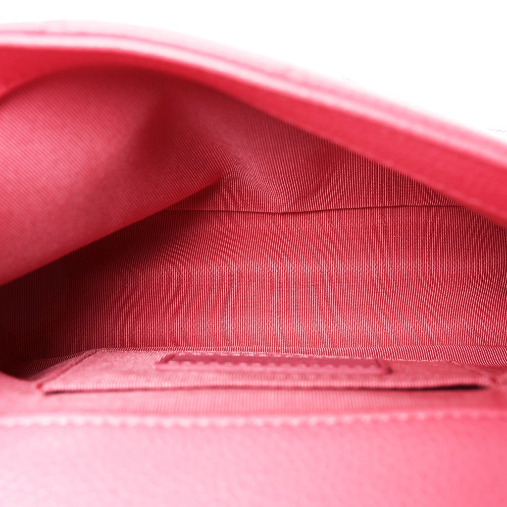 Caviar Quilted Mini Incognito Square Flap Pink