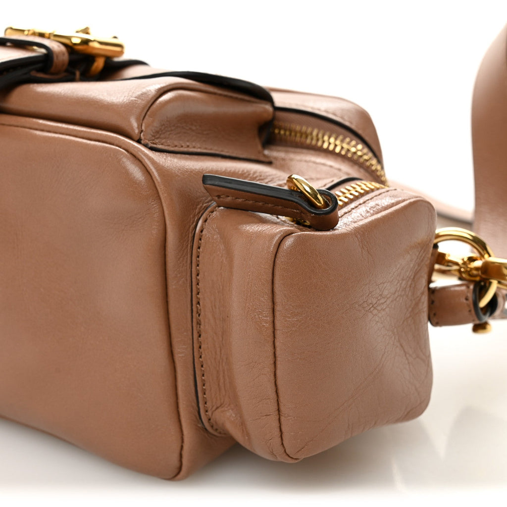 Shiny Buffalo Small Double Carry Camera Bag Woodrose