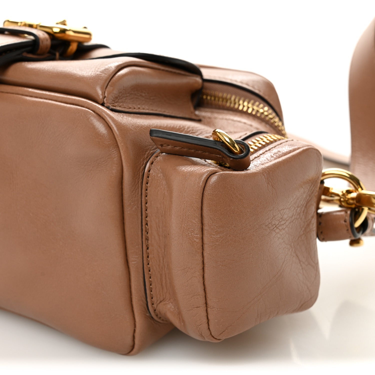 Shiny Buffalo Small Double Carry Camera Bag Woodrose
