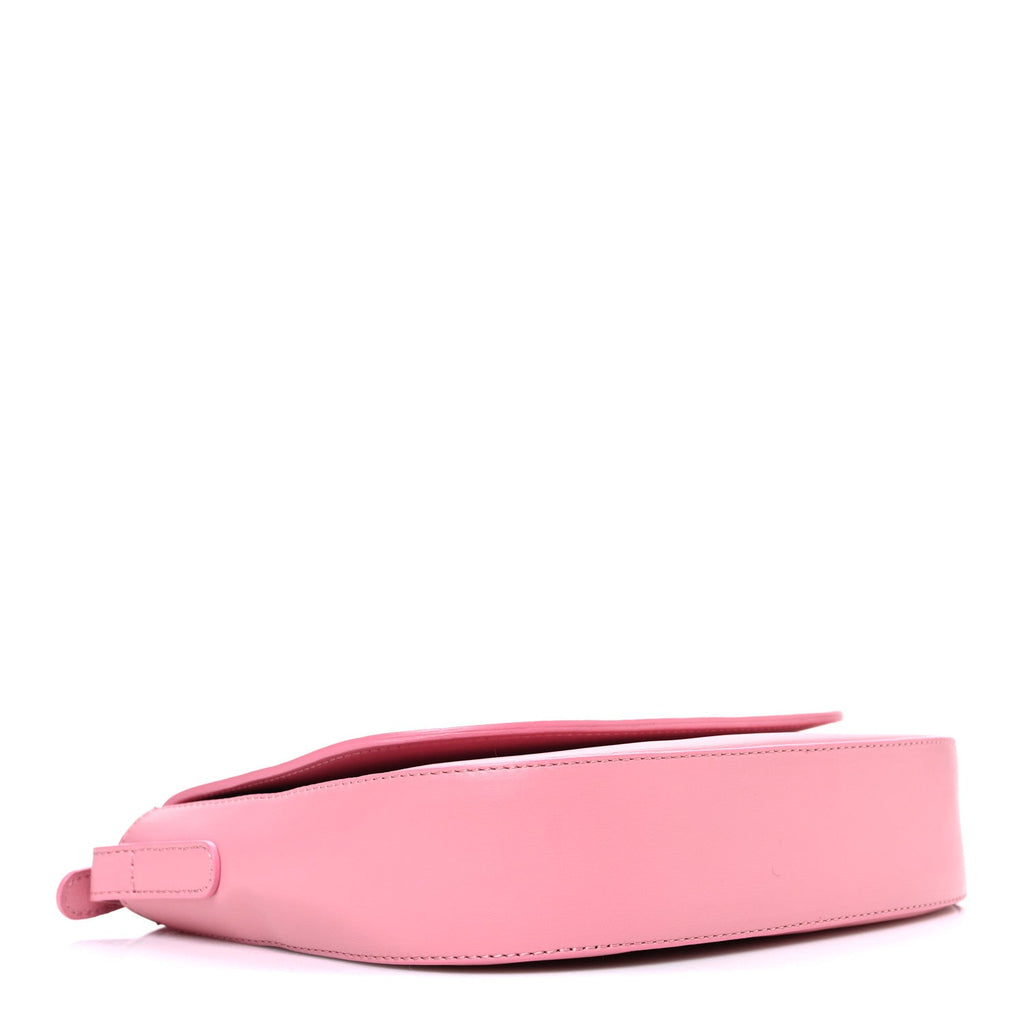 Calfskin Flap Crossbody Bag Peony