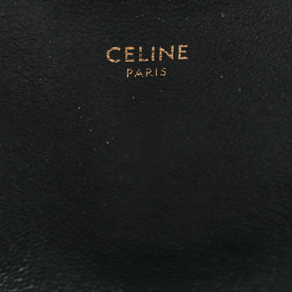 Calfskin Quilted Medium C Bag Black
