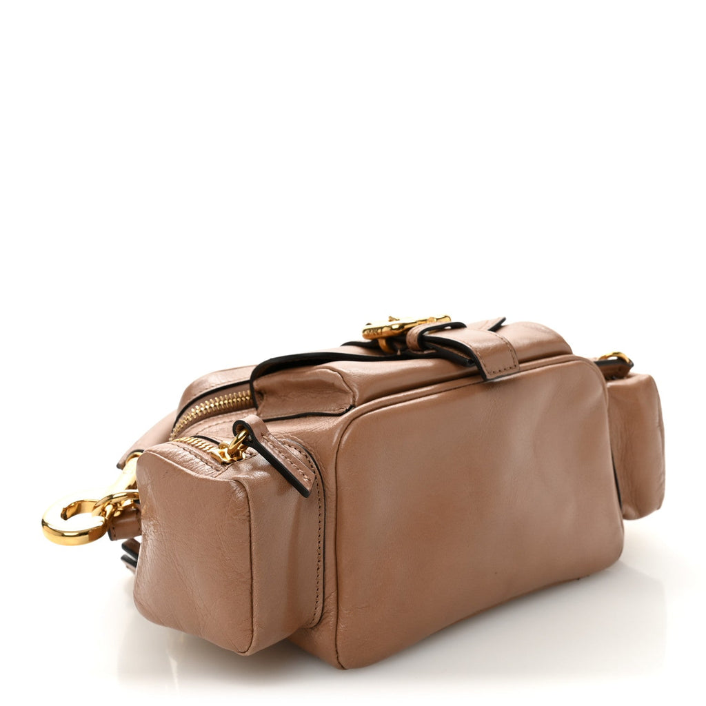 Shiny Buffalo Small Double Carry Camera Bag Woodrose