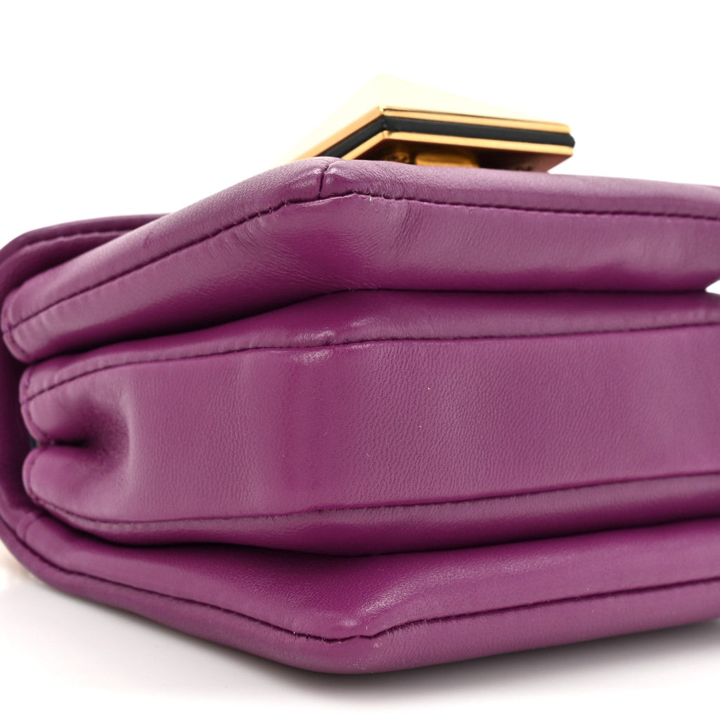 Nappa Micro One Stud Chain Bag Prune
