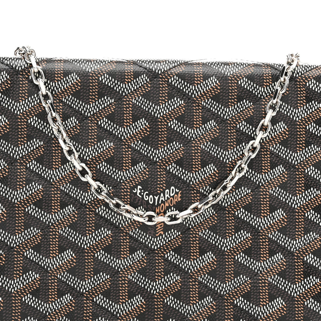 Goyardine Alexandre III Bag Black Gold
