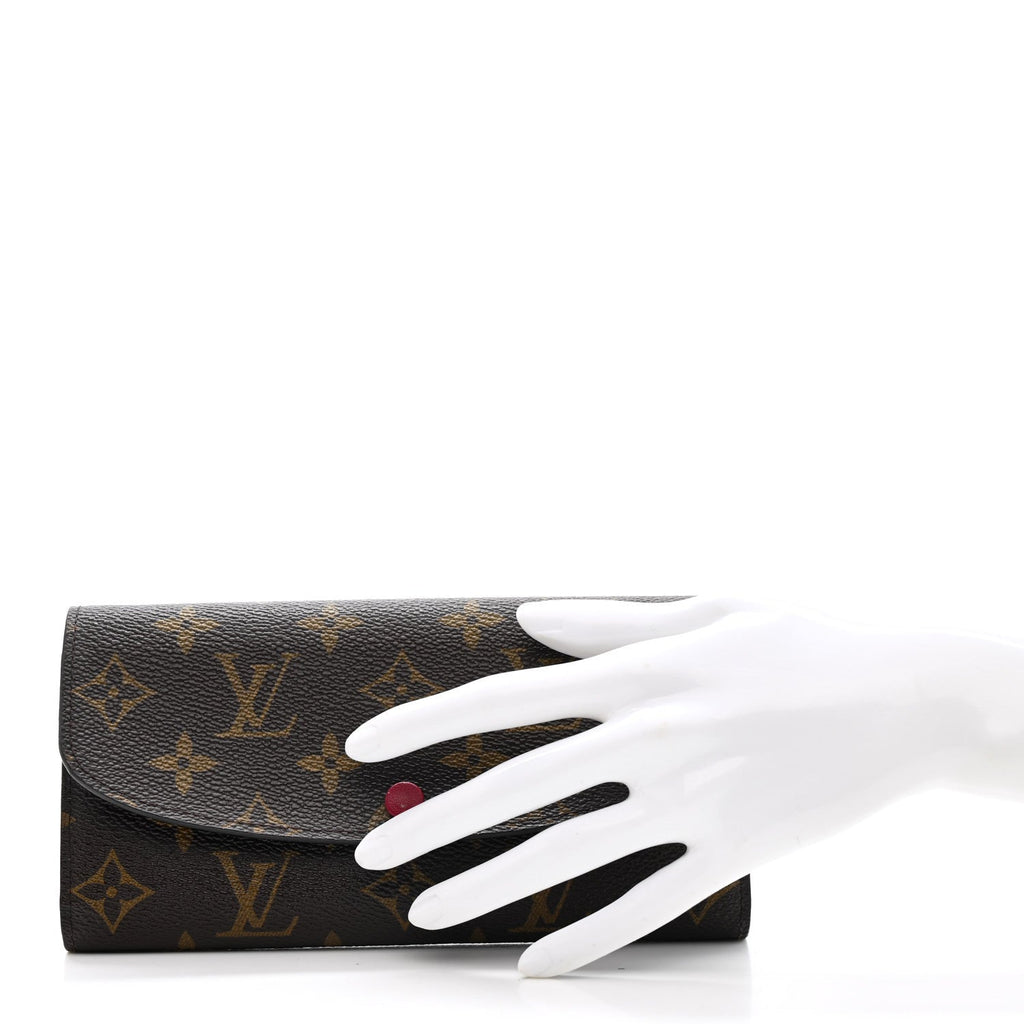 Monogram Emilie Wallet Fuchsia
