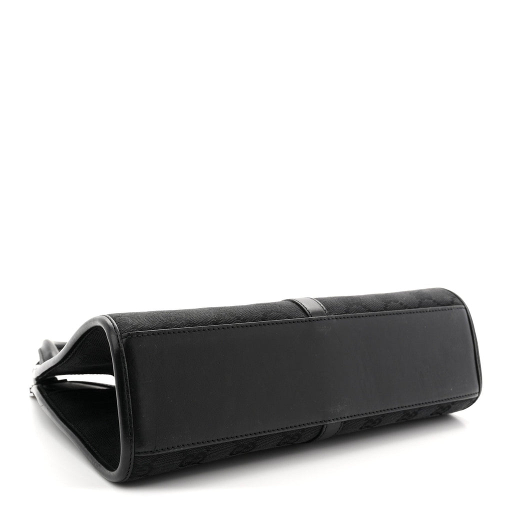 Monogram Bardot Shoulder Bag Black