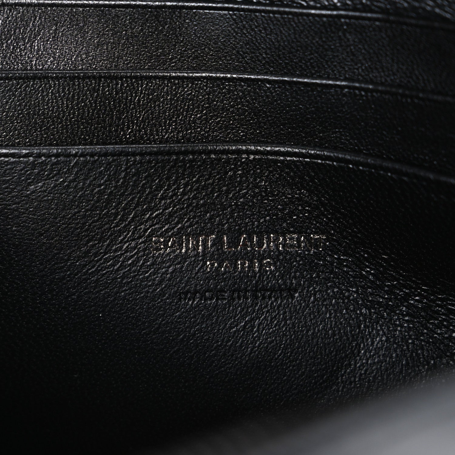 Calfskin Matelasse Monochrome Monogram Mini Lou Camera Bag Black