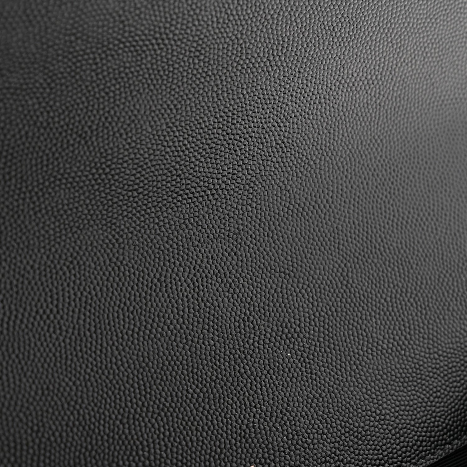 Grain De Poudre Textured Mixed Matelasse Large Triquilt Monogram Monochrome Satchel Black