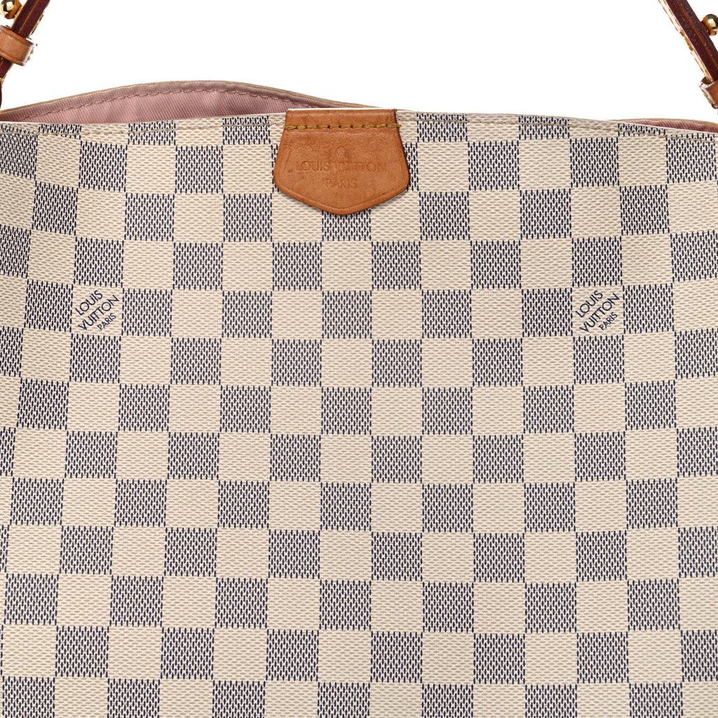 Damier Azur Graceful PM Rose Ballerine