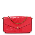 Vernis Felicie Pochette Chain Wallet Hot Pink