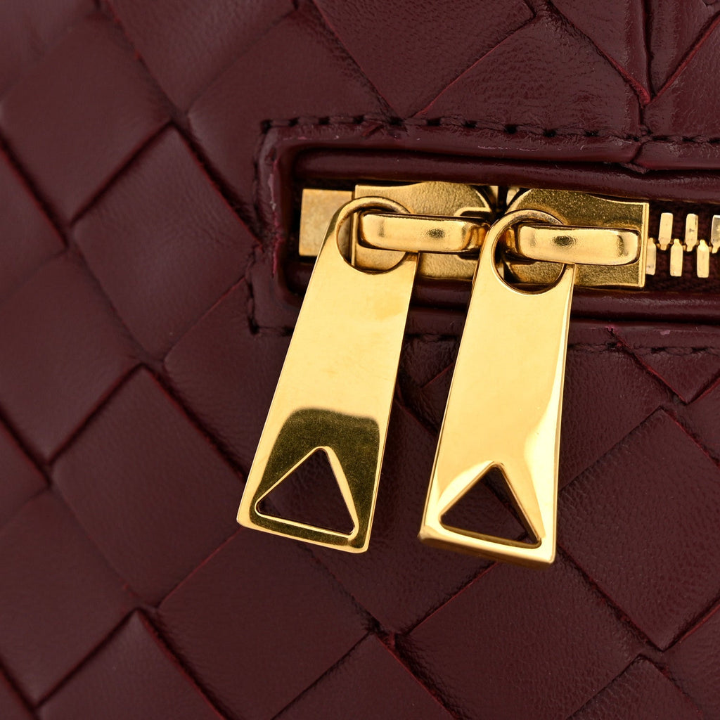 Nappa Intrecciato Bang Bang Vanity Case Barolo