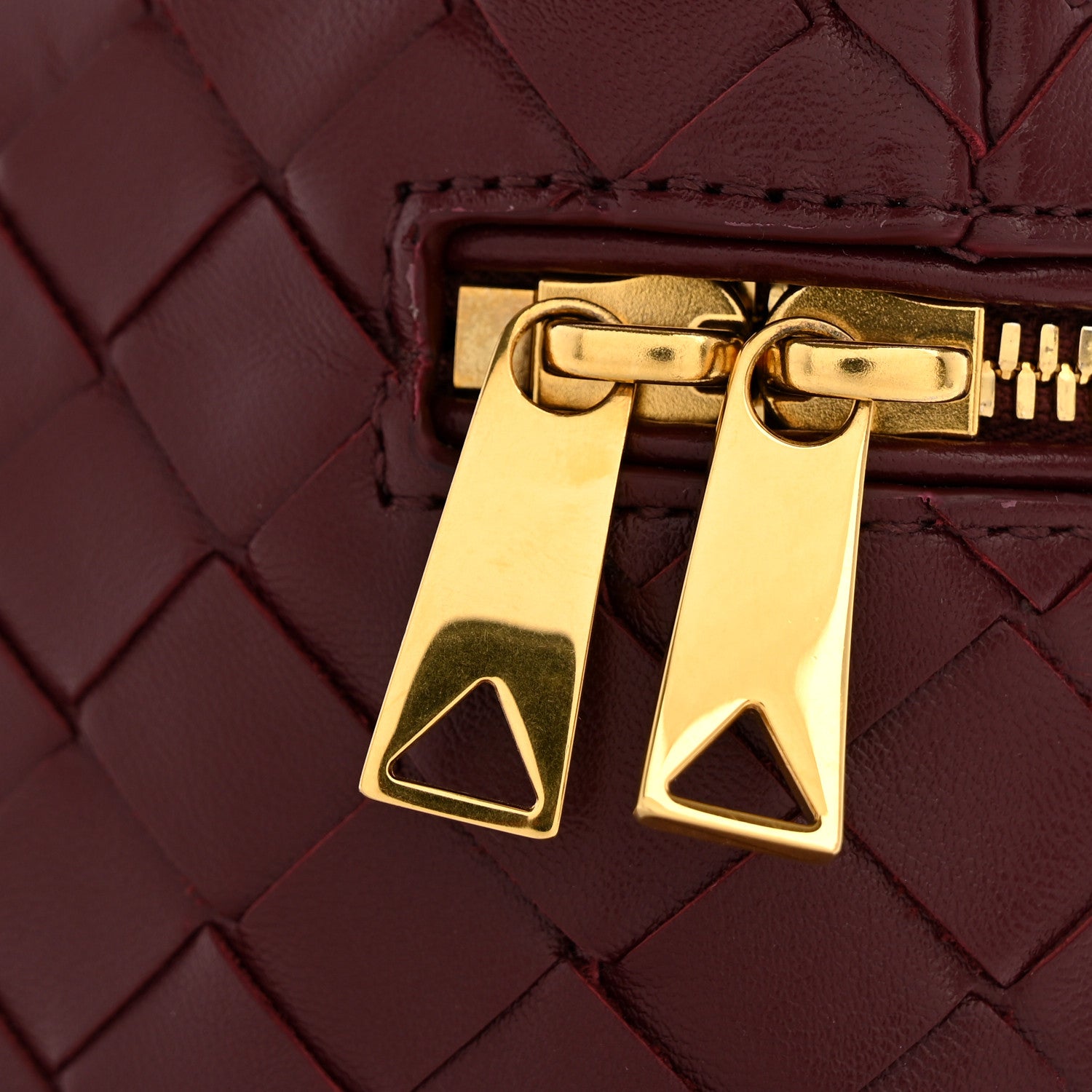 Nappa Intrecciato Bang Bang Vanity Case Barolo