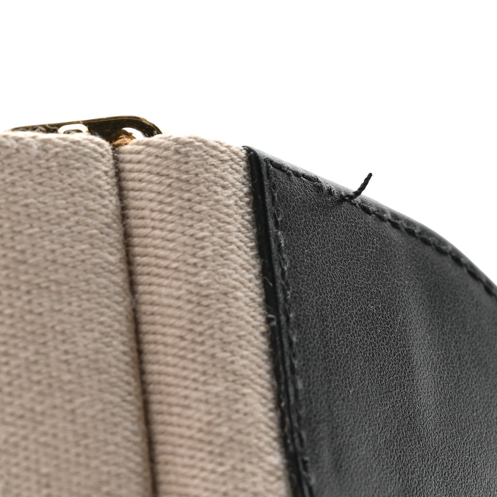 Calfskin GG Matelasse Small Flap Shoulder Bag Black Natural