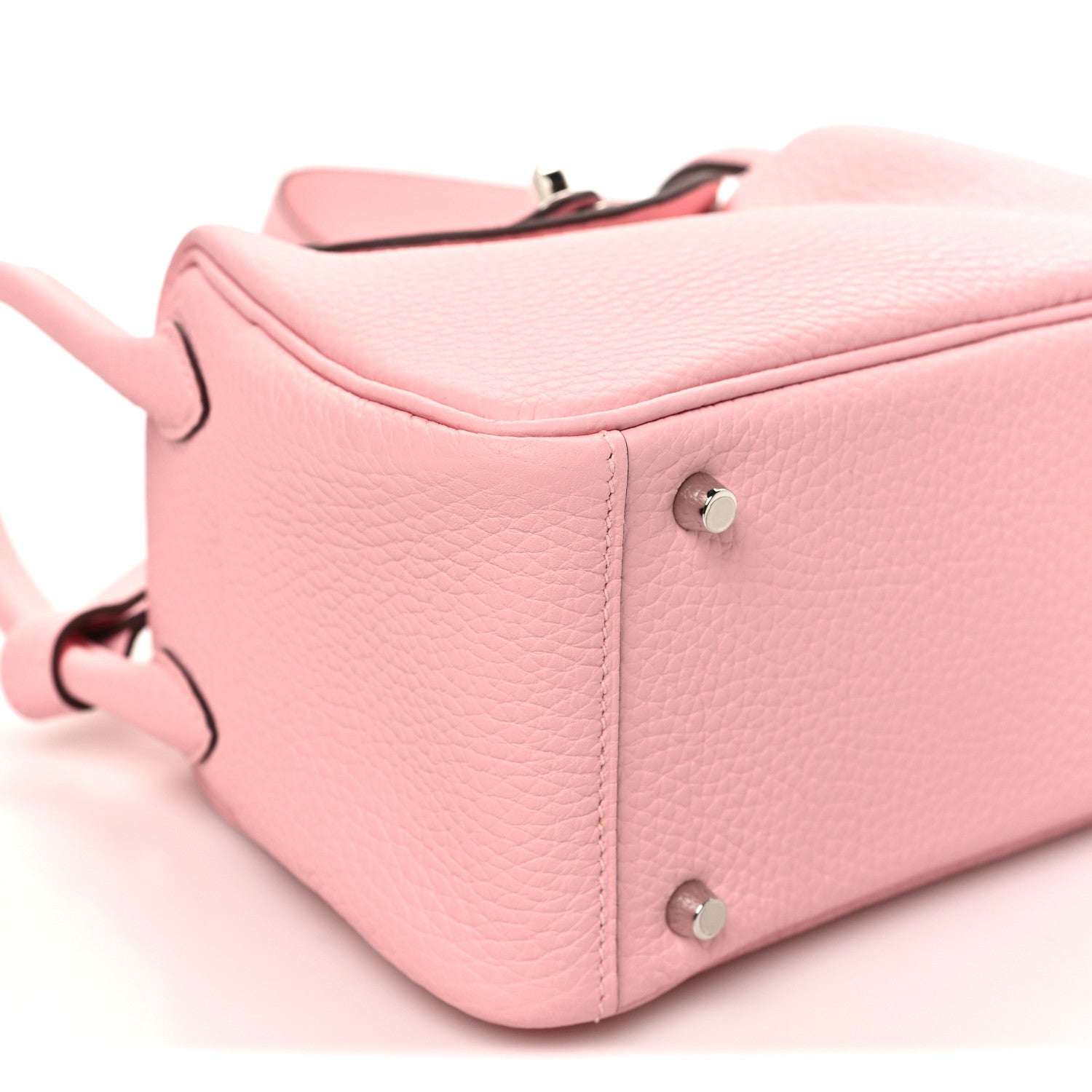 Taurillon Clemence Verso Mini Lindy 20 Rose Sakura Gris Perle