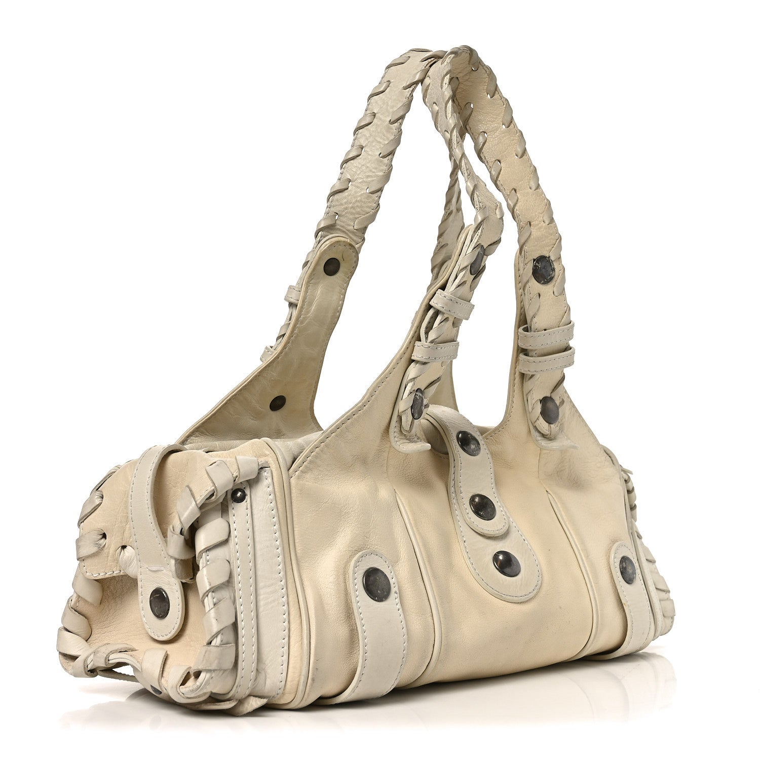 Calfskin Silverado Shoulder Bag Ivory
