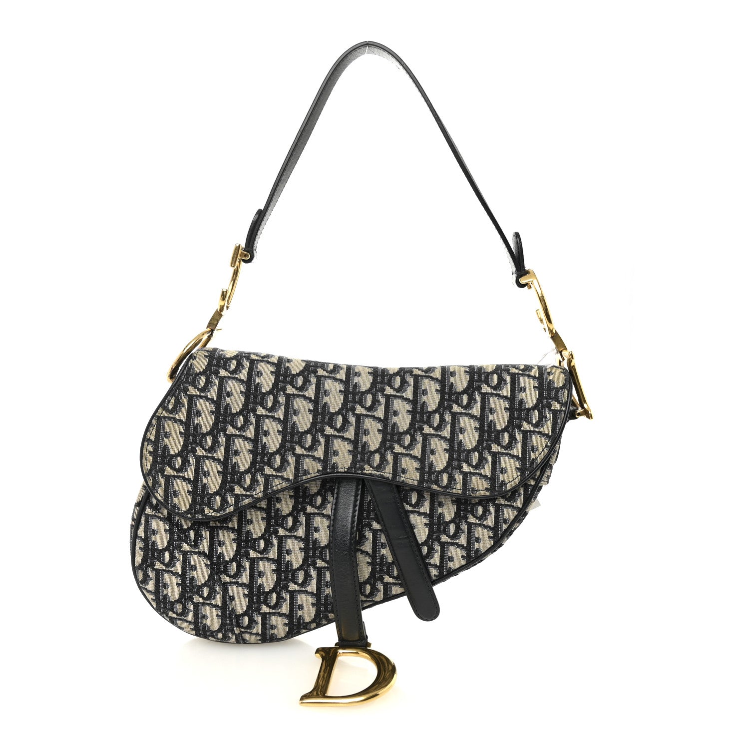 Oblique Saddle Bag Blue