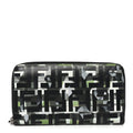 Vitello CamouFF Zip Around Wallet Black Multicolor