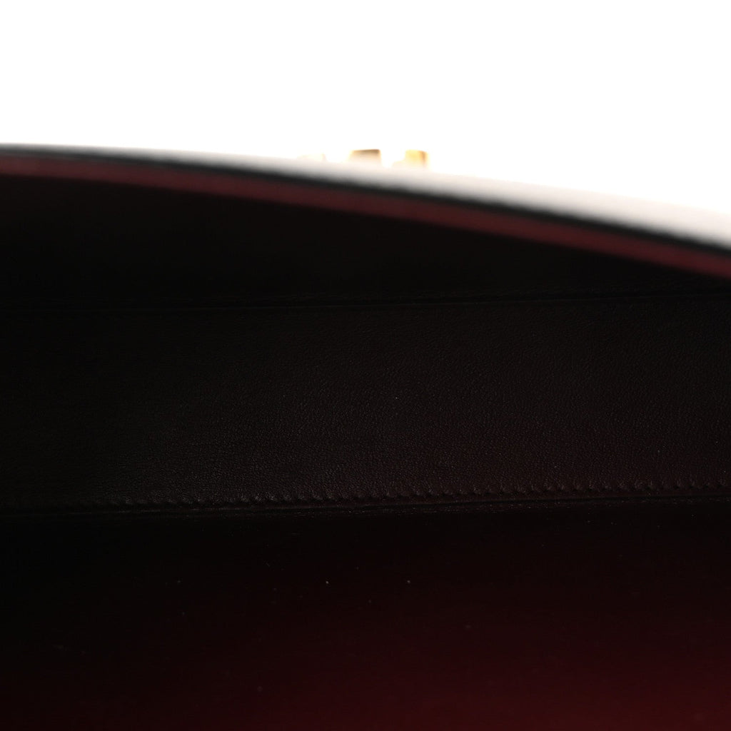Grain de Poudre Medium Classic Monogram Cassandra Top Handle Black Rouge Legion