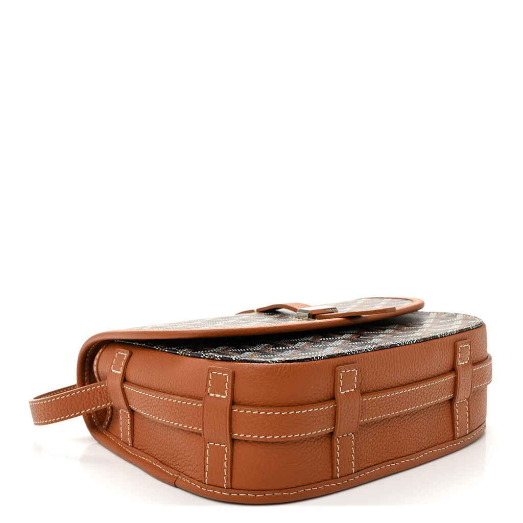 Goyardine Belvedere II PM Messenger Bag Black Gold