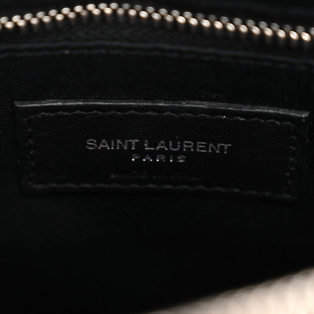 Calfskin Y Quilted Monogram Medium Loulou Chain Satchel Mink