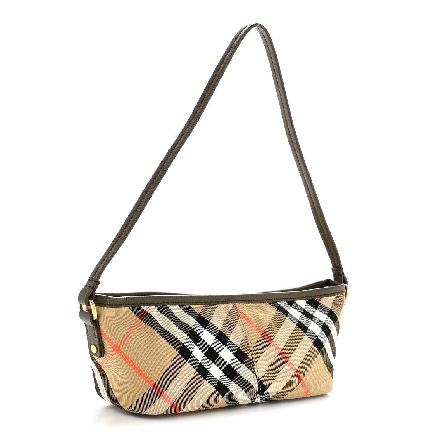 Vintage Check Lambskin Mini Shoulder Bag Sand